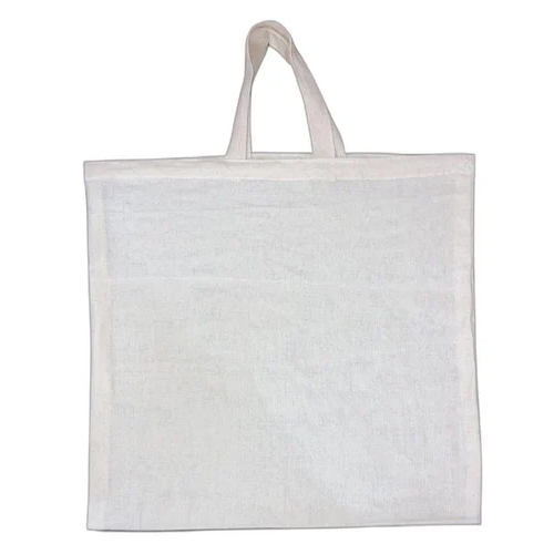 Organic Cotton Bag - 100% Organic Cotton, Various Sizes , Simple Plain Design with 2 Sturdy Handles for Eco-Friendly Everyday Use