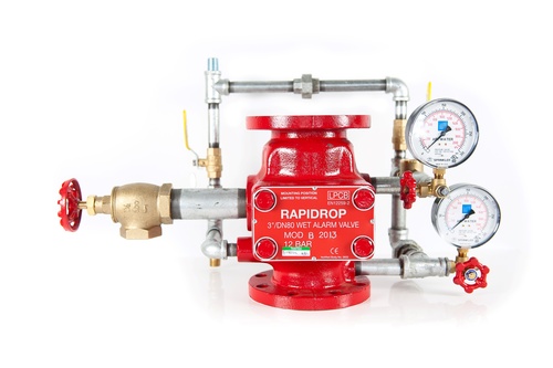Wet Alarm Control Valve Ul&Fm - Color: Red