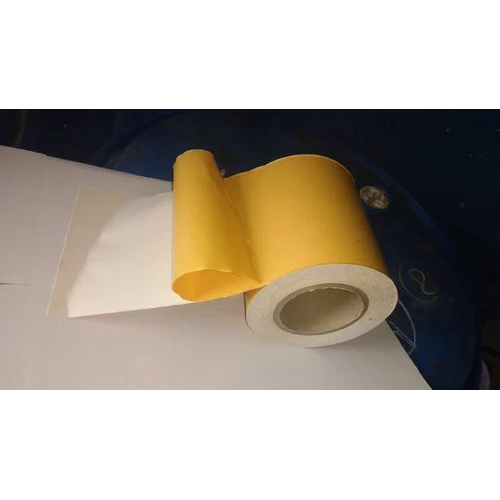 Double Sided Cloth Tape - 20 M Length, Over 100 Mm Width - Bright Yellow, Strong Double Sided Adhesive