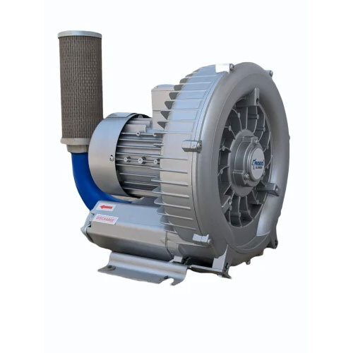 Single Stage Centrifugal Blower - 2 HP, 1000 RPM, Stainless Steel | Electric Power Source, Silver Color, 1 Year Warranty