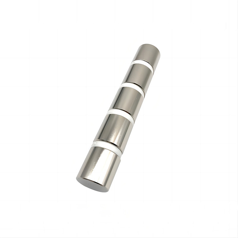 Cylinder Sintered Ndfeb Magnet - Customized Size, Silver Or Gold Coating | High Energy Product, Excellent Mechanical Strength, Versatile Applications