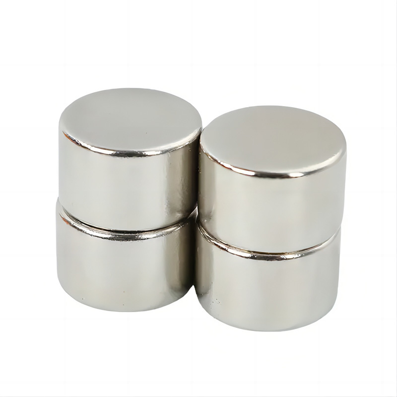 Cylinder Sintered Ndfeb Magnet - Customized Size, Silver Or Gold Coating | High Energy Product, Excellent Mechanical Strength, Versatile Applications