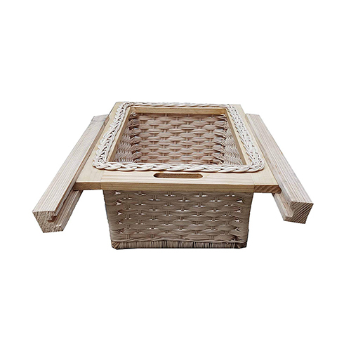 Pvc Wicker Baskets - Color: Brown
