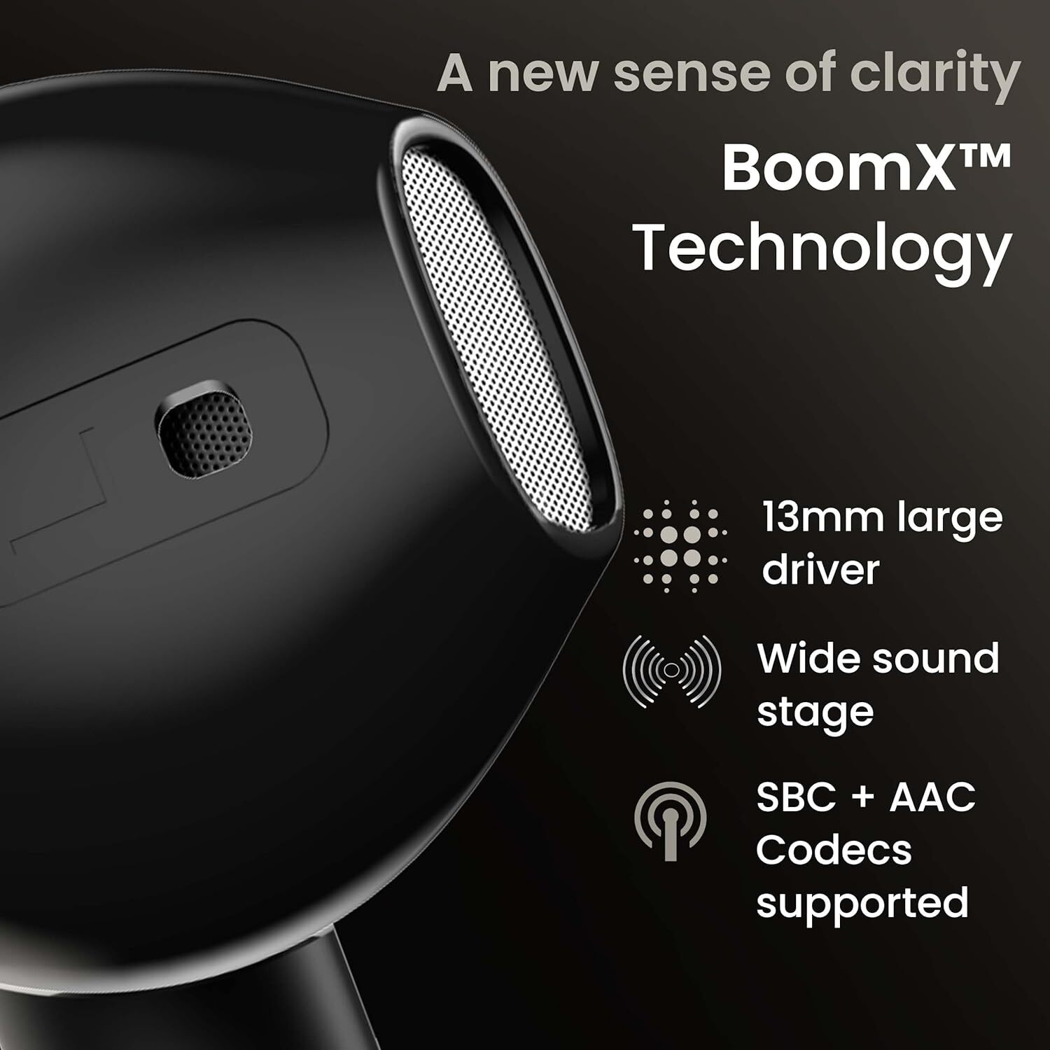 Boult Audio Newly Launched K20 Bluetooth Truly Wireless In Ear Earbuds With 32h Playtime (Black)