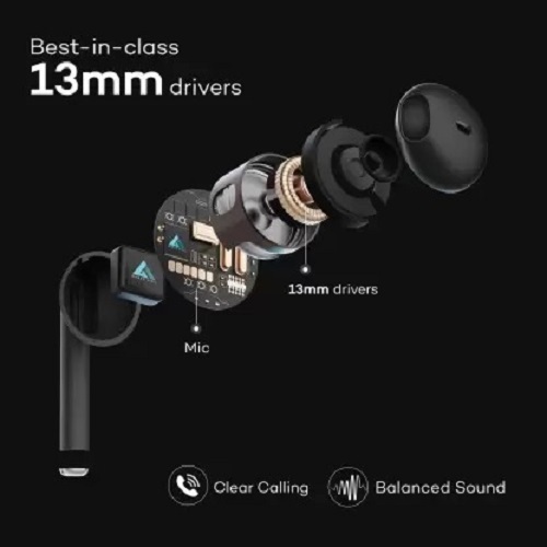 Boult Audio Xpods With Mega 13mm Drivers, 20h Battery, Fast Charge & Pairing
