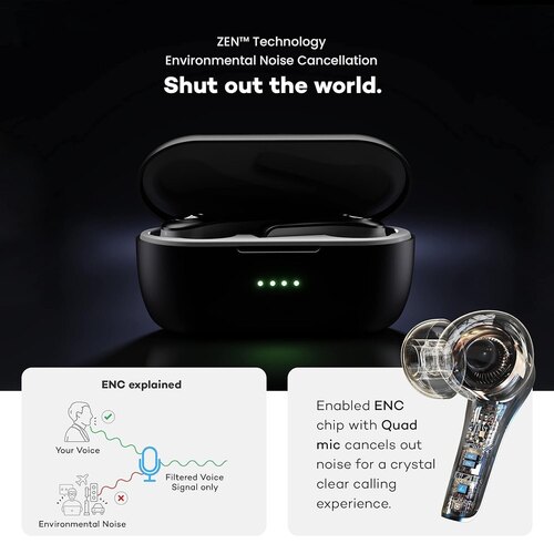 बोल्ट ऑडियो ओमेगा ट्रू वायरलेस इन ईयर ईयरबड्स