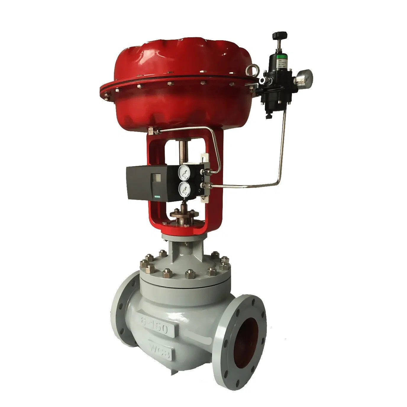 Pneumatic Globe Valve - Precision Flow Control Mechanism | Responsive Pneumatic Actuator With Feedback Signal Integration