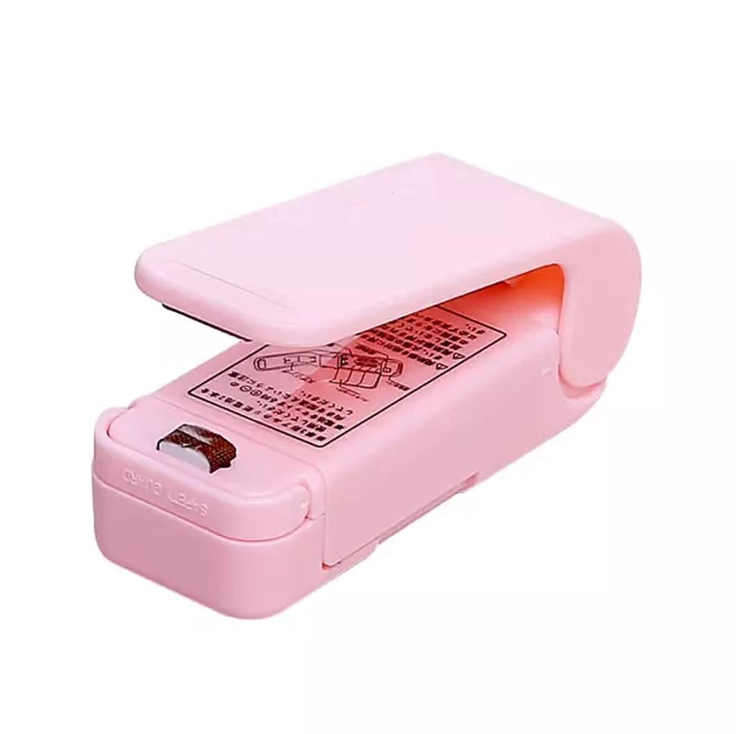 Mini Sealing Machine - Abs Plastic, 10x5x4 Cm , Multicolor Handheld Food Bag Sealer For Freshness Preservation
