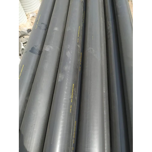 200 MM HDPE Pipe - PE 80, 12 m Length | Flange Connection, High-Quality Material, Available in Multiple Colors, 1-Year Warranty
