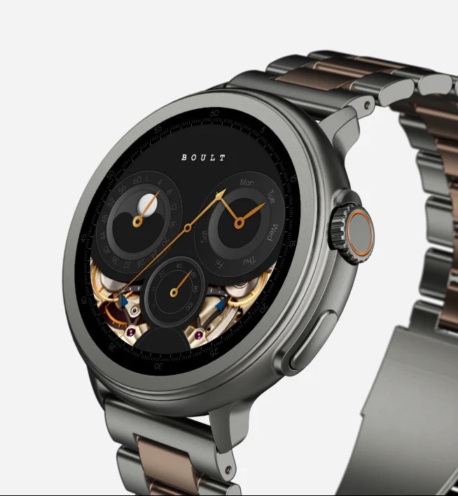 Boult Audio Crown R(m) Luxury Round Dial Smartwatch With 1.52 Inch Hd Screen, 600 Nits Brightness