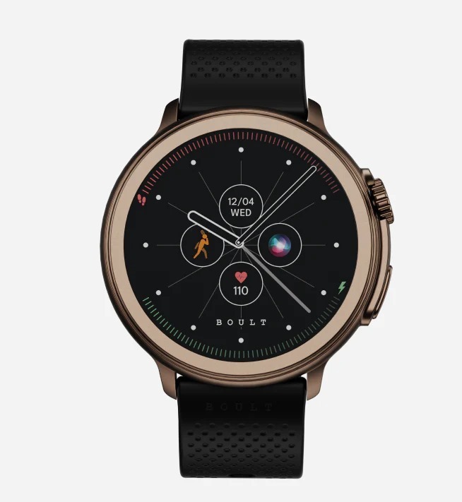 Boult Audio Crown R (S) Luxury Round Dial Smartwatch With 1.52 Inch Hd Screen, 600 Nits Brightness