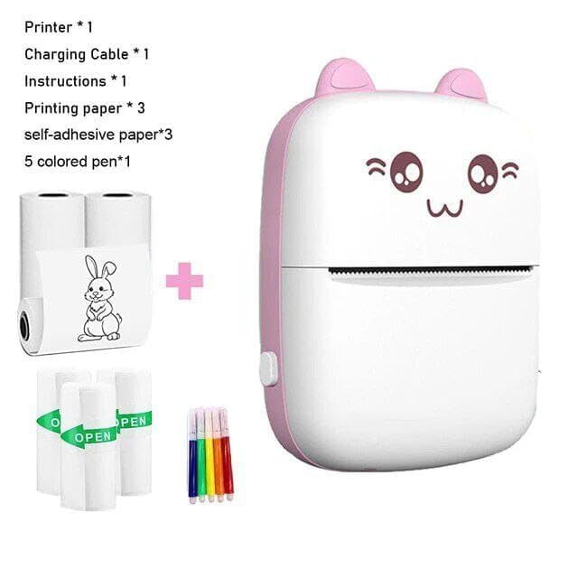 Compact Mini Bluetooth Thermal Printer For Ios And Android With 90mm/s