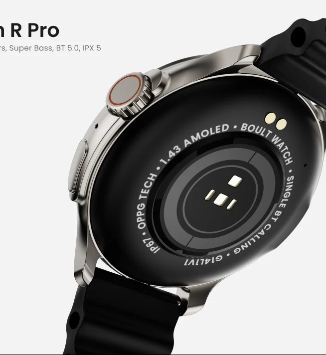 Boult Audio Crown R Pro (S) Premium Smart Watch With 1.43 Super Amoled Screen