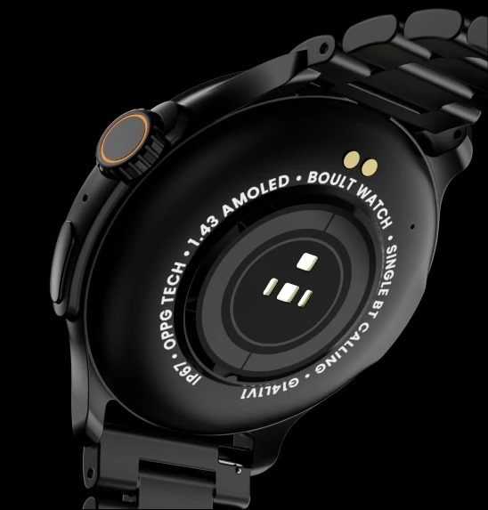 Boult Audio Crown R Pro (M) Premium Smart Watch With 1.43 Super Amoled Screen, 500 Nits Brightness