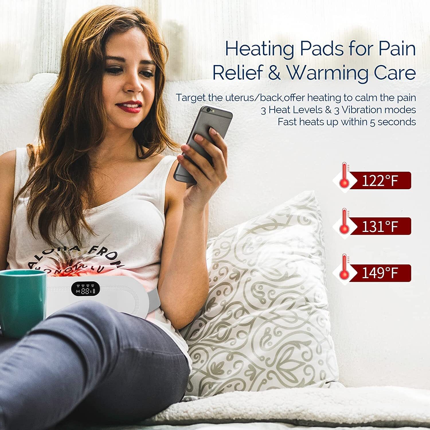 Portable Cordless Heating Pad