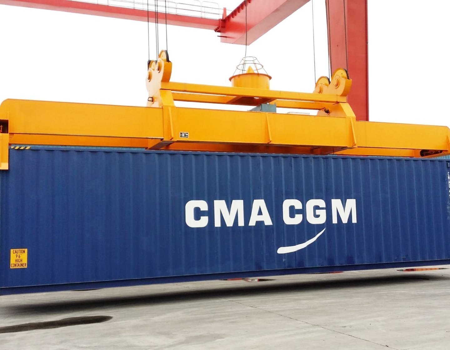 Container Lifting Spreader Beam - 20 & 40 Feet, Yellow, 35 Tonne Lifting Capacity, Easy To Operate, Rust Proof