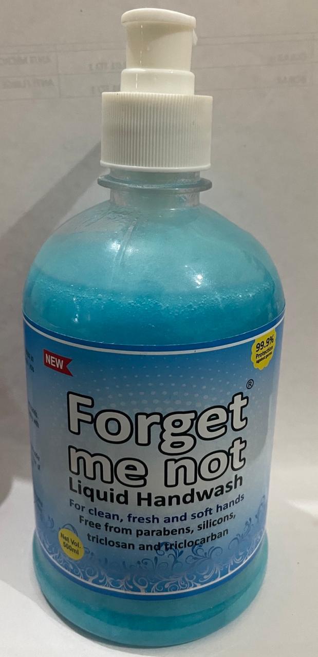 Forget Me Not Handwash - Liquid Soap, 100% Moisture, Yellow With Lemon & Jasmine Fragrance | Protects Against Germs, Hygienic Clean For Family Health
