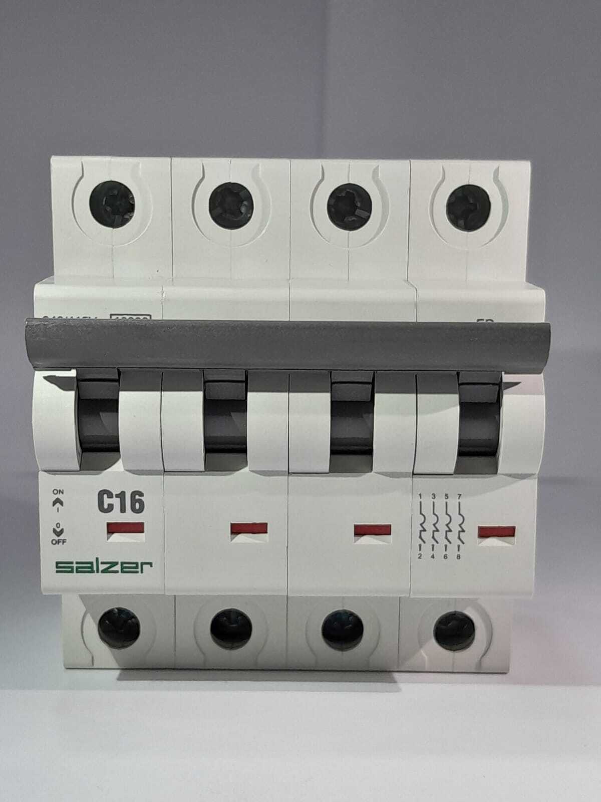 Mcb 16a 4pole Mxfpc160 - Salzer