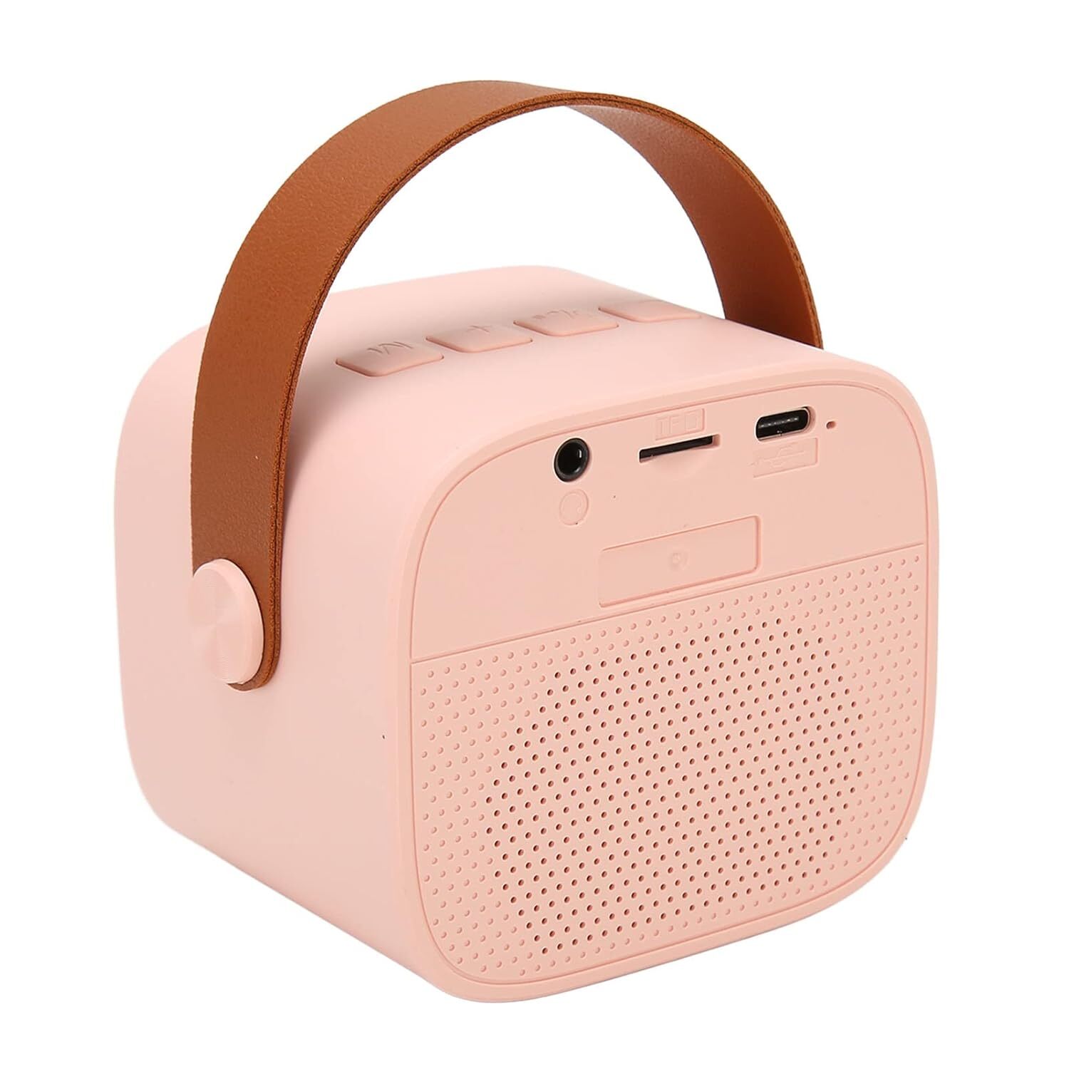 Portable Karaoke Speaker Kit - Plastic, 17x17x8 Cm, Multicolor | Long Battery Life, 5.0 Wireless Chip, 6 Sound Effects, Hd Stereo, Mini Size