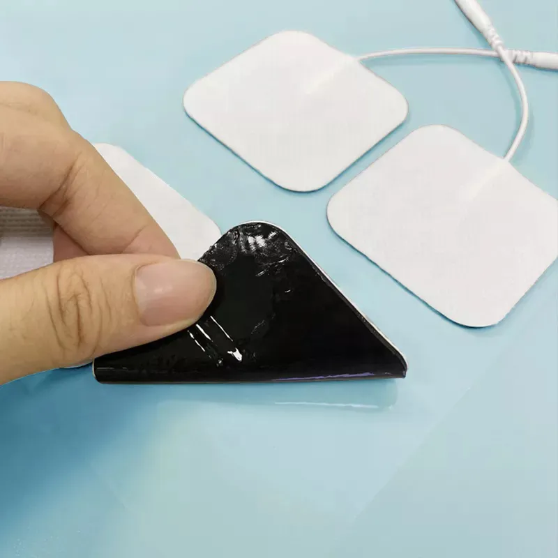 Self Stick Electrode Pads - 50x50 Mm, Corded Electric, 24 Electrodes | Compatible With Tens, Ems, Pulse Massagers, Durable, Skin-friendly
