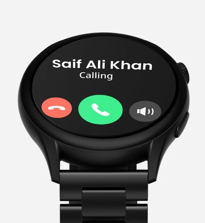 Boult Audio Striker Pro (M) Premium Round Dial Smartwatch With 1.43-inch Amoled Screen