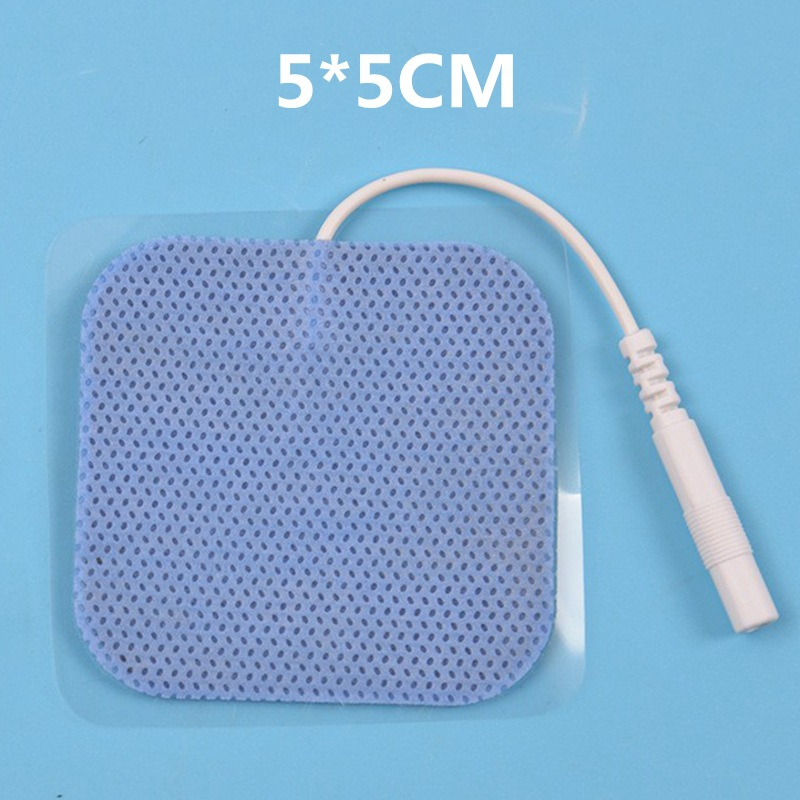 Self Stick Electrode Pads - 50x50 Mm, Corded Electric, 24 Electrodes | Compatible With Tens, Ems, Pulse Massagers, Durable, Skin-friendly