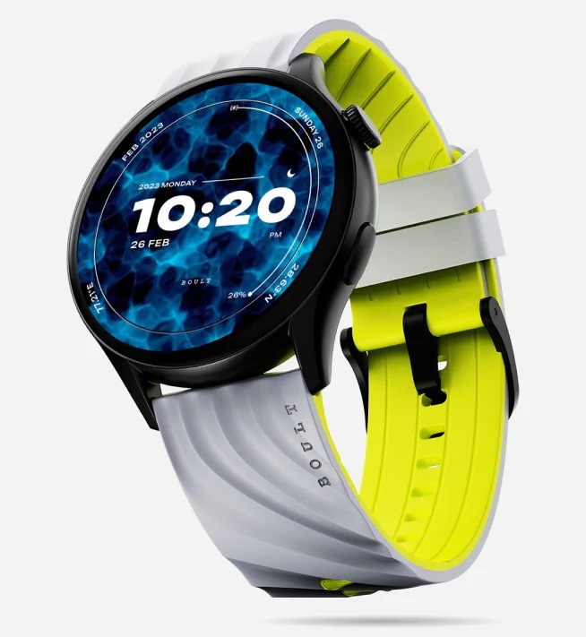 Boult Audio Striker Pro (S) Premium Round Dial Smartwatch With 1.43-inch Amoled Screen, Bt Calling