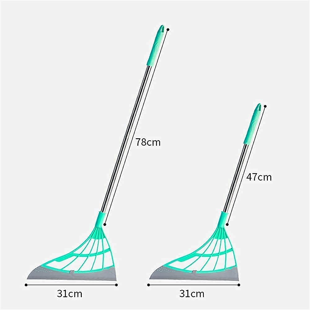 Wiper Multifunction Magic Broom - Silicone, 15x15x10 Cm, Multicolor | 2-in-1 Design For Sweeping & Wiping, Lightweight & Universal Fit For All Hard Floors