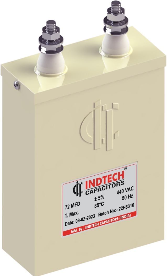 Power Factor Capacitors Duty Box Type - Polypropylene Film, Rated Voltage 440v, +-5% Capacitance Tolerance | Ergonomic Design, Lightweight, High Insulation Resistance