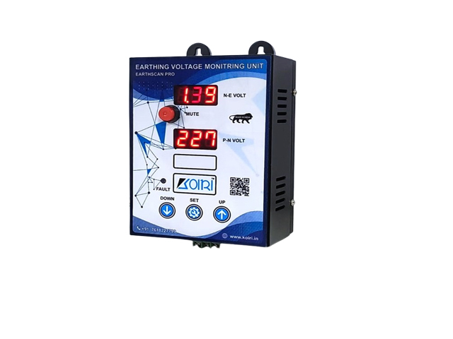 Earthing Voltage Monitoring Unit Voltmeter