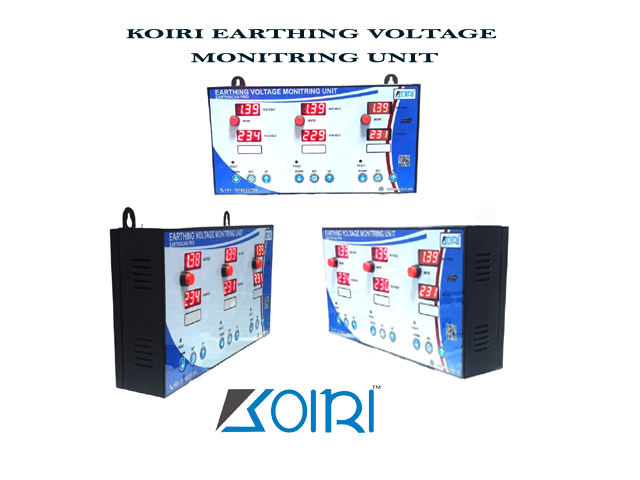 Earthing Voltage Monitoring Unit Voltmeter
