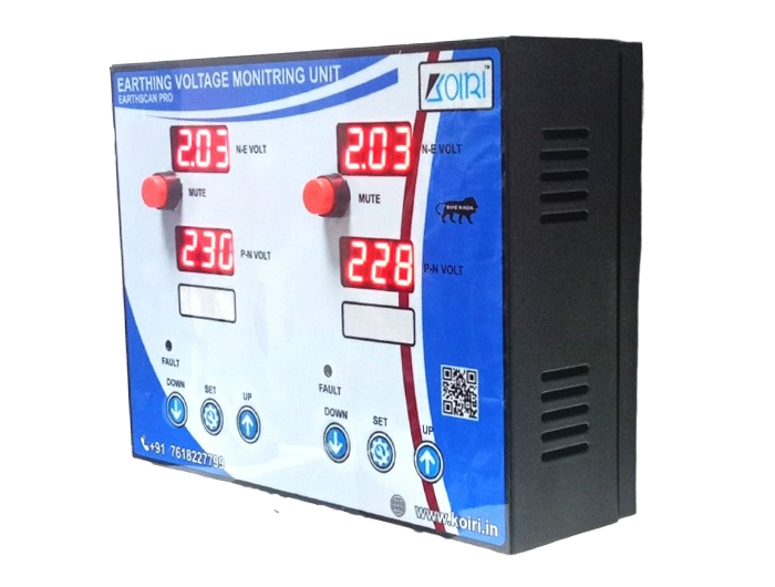 Earthing Voltage Monitoring Unit Voltmeter