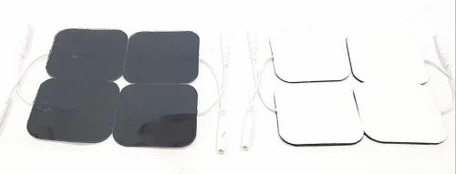Self-adhesive Electrode Pads For Electronic Muscle Stimulators - Professional Grade, 50x50 Mm, 24 Electrodes Total | Compatible With Tens, Ems, Pulse Massagers