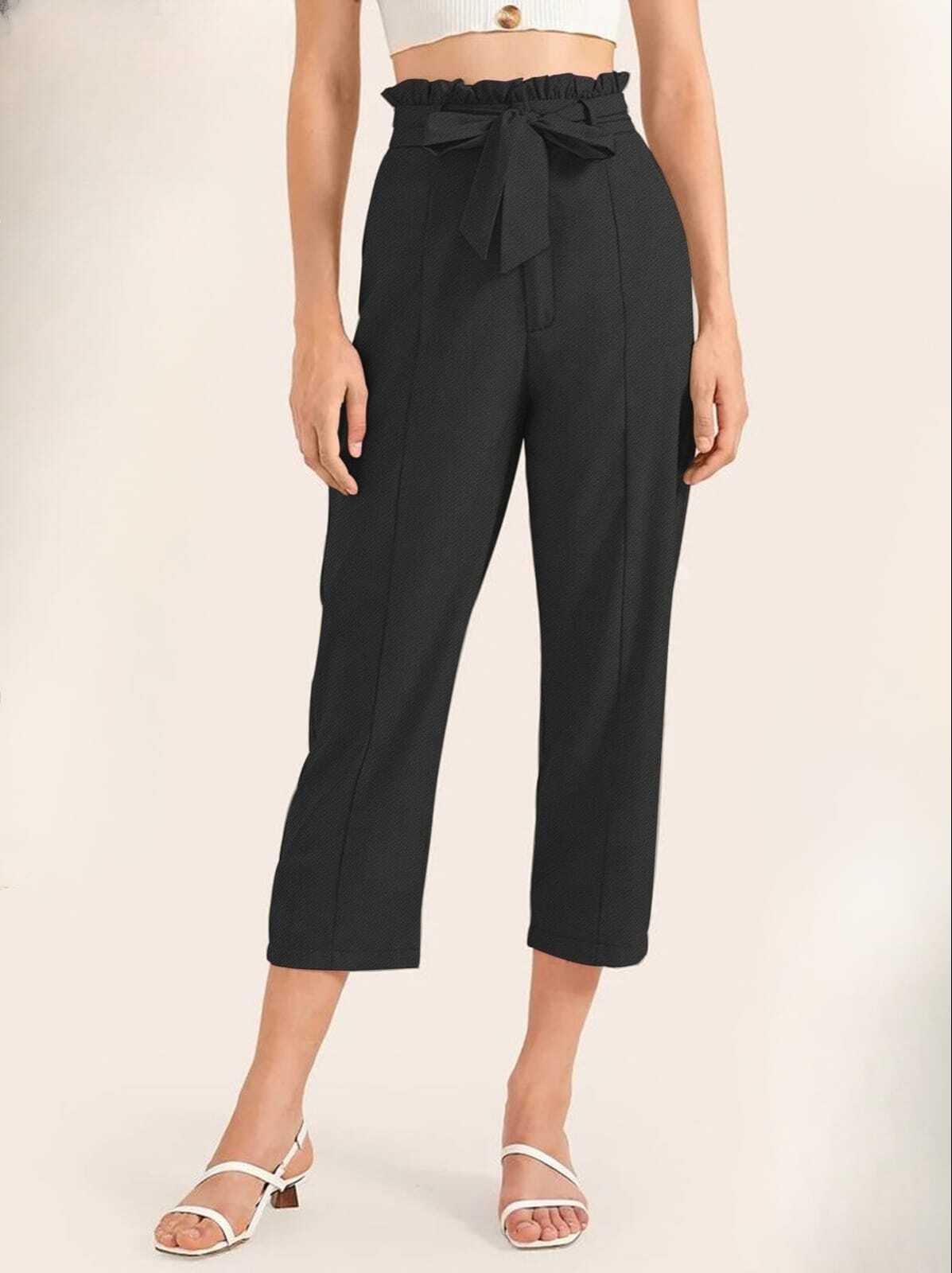 Ladies Fancy Pant - Color: Dark Gray