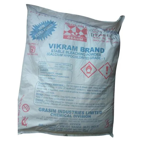 Vikram Bleaching Powder - Industrial Grade, High Purity, Easily Soluble, Powder Form , Ideal for Diverse Industrial Applications