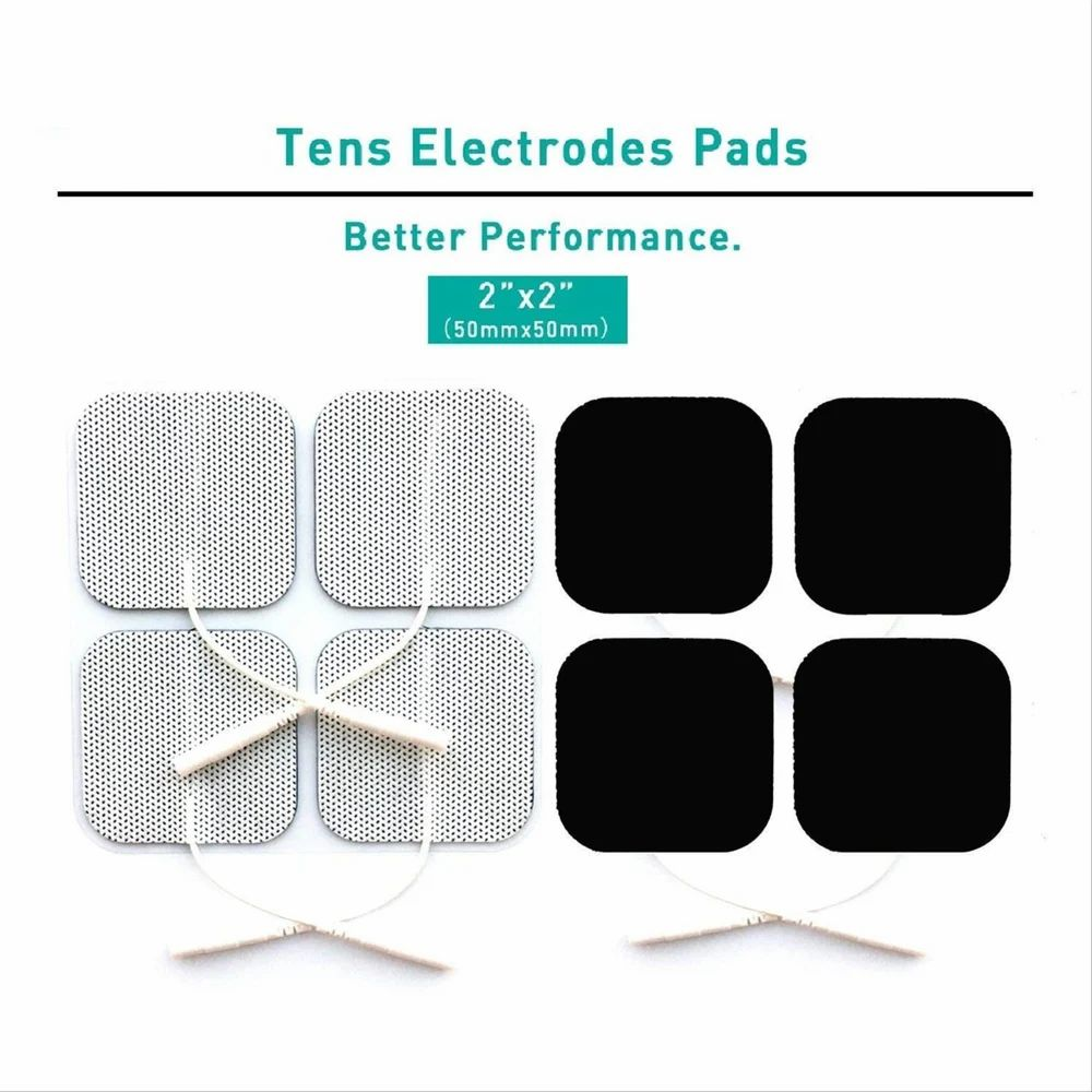 Adhesive Electro Pads - 100 Grams, Skin-friendly, Large And Small Durable Self-adhesive Electrode Pads For Tens, Ems, And Ift Therapy