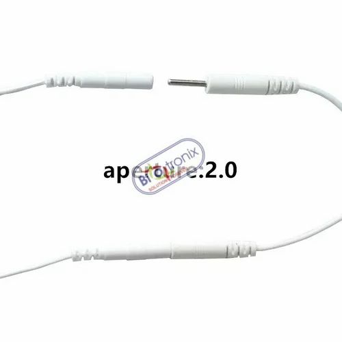 Adhesive Pads - 4 Electrodes, 50x50 Mm, 2 Mm Pin Connector | Durable, Self-adhesive, Skin-friendly, Compatible With Tens, Ems, & Pulse Massagers