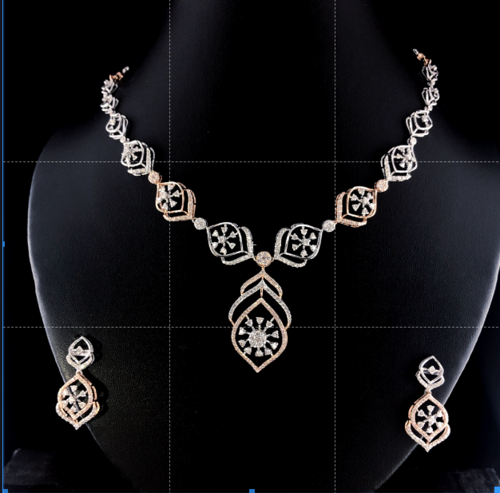 Real Diamond Necklace Set 2