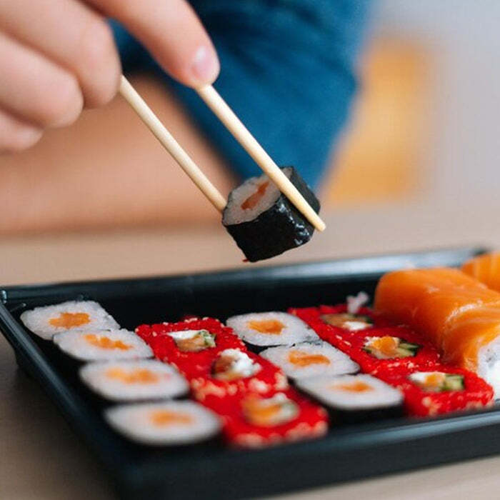 10pair Chopsticks Set Lightweight Easy To Use Chop Sticks With Case For Sushi