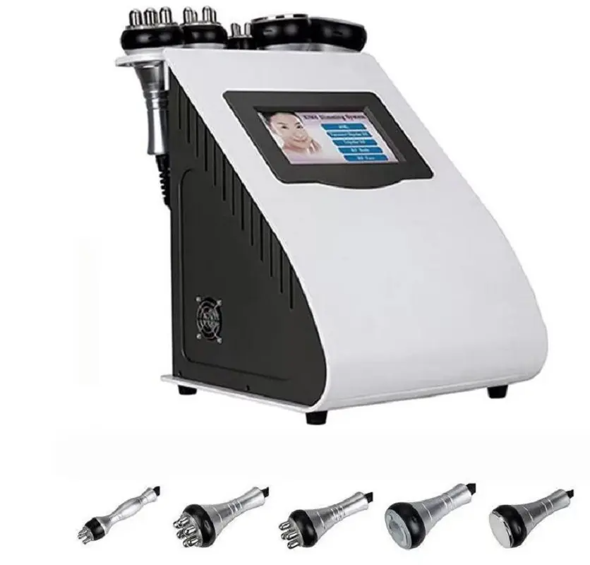 Ultrasonic Cavitation Rf Slimming Machine - 350w, Touch Screen Interface | Non-invasive Body Contouring, Effective Fat Reduction, 5 In 1 Portable Device