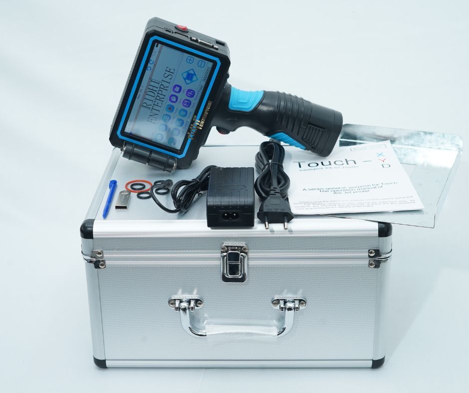 Ridhi Batch Coding Machine - 300 Dpi Resolution, Max Print Height 12.7mm, Usb & Ethernet Connectivity, Touchscreen Interface, Compact & Portable Design For Industrial Printing