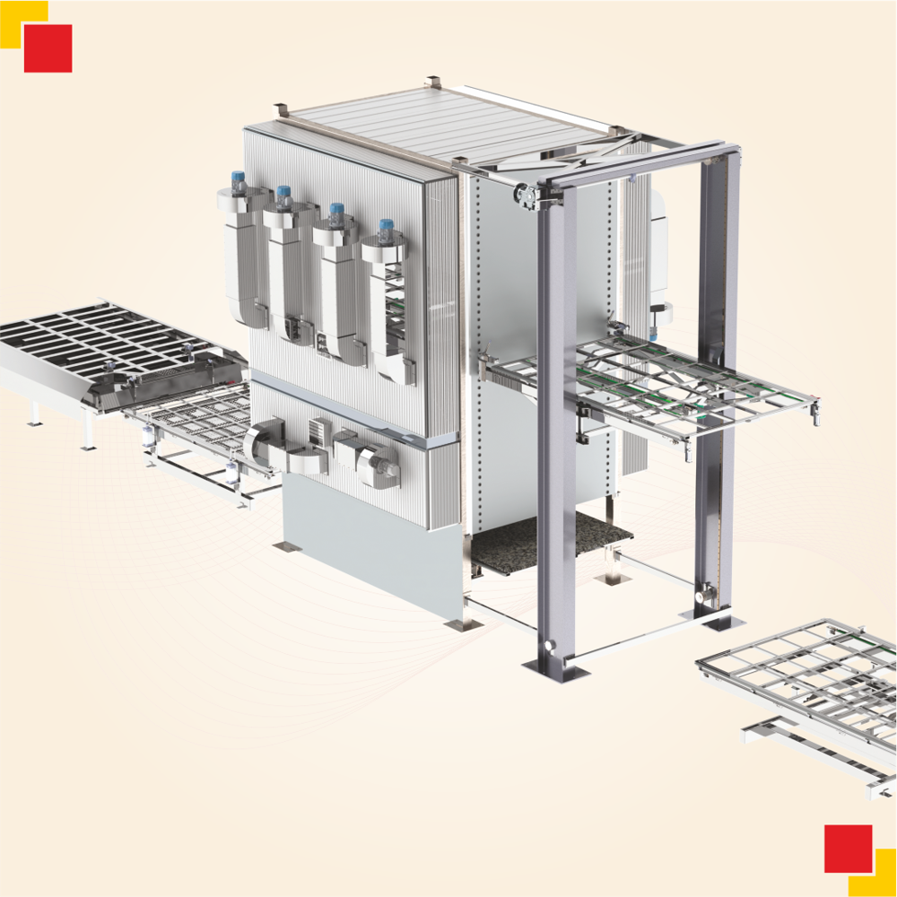 Baby Line रेजिन लाइन एपॉक्सी मशीन कटर साइज स्लैब के लिए