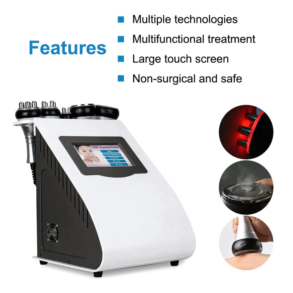 Lipotherapy Unit Ultrasonic Rf Cavitation 40khz Cavitation Machine Vacuum Slimming Device