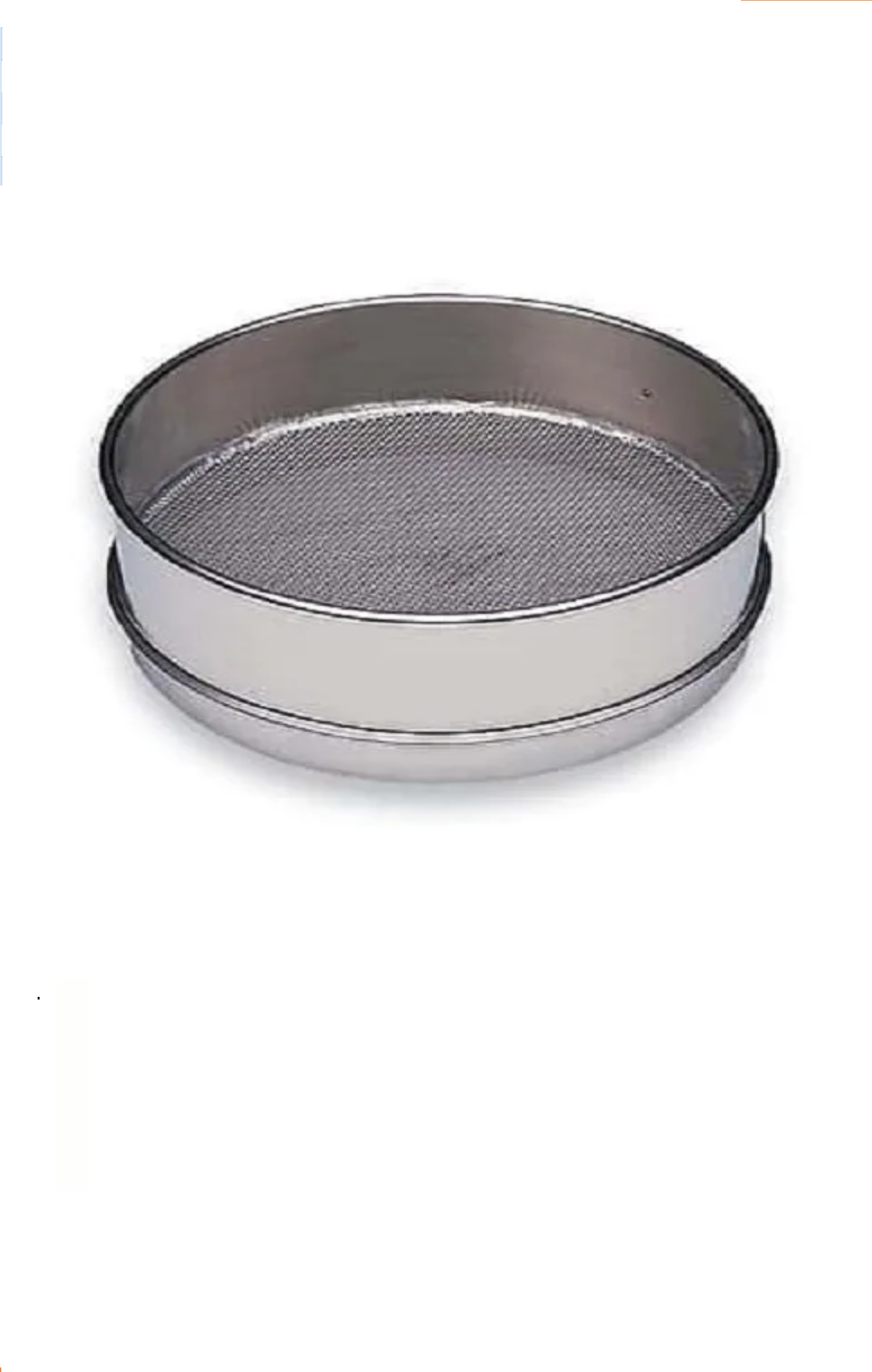 Test Sieves Gi - Application: Laboratory