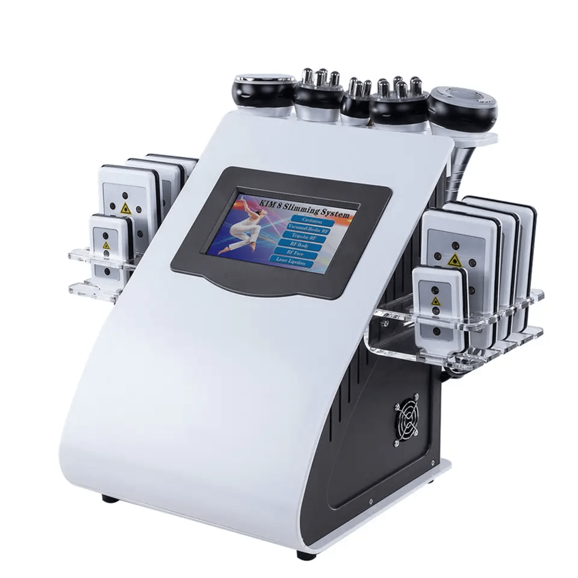 Ultrasonic Cavitation Machine 6 In One With Rf Vacuum And Lipo Laser Touch Screen Digital