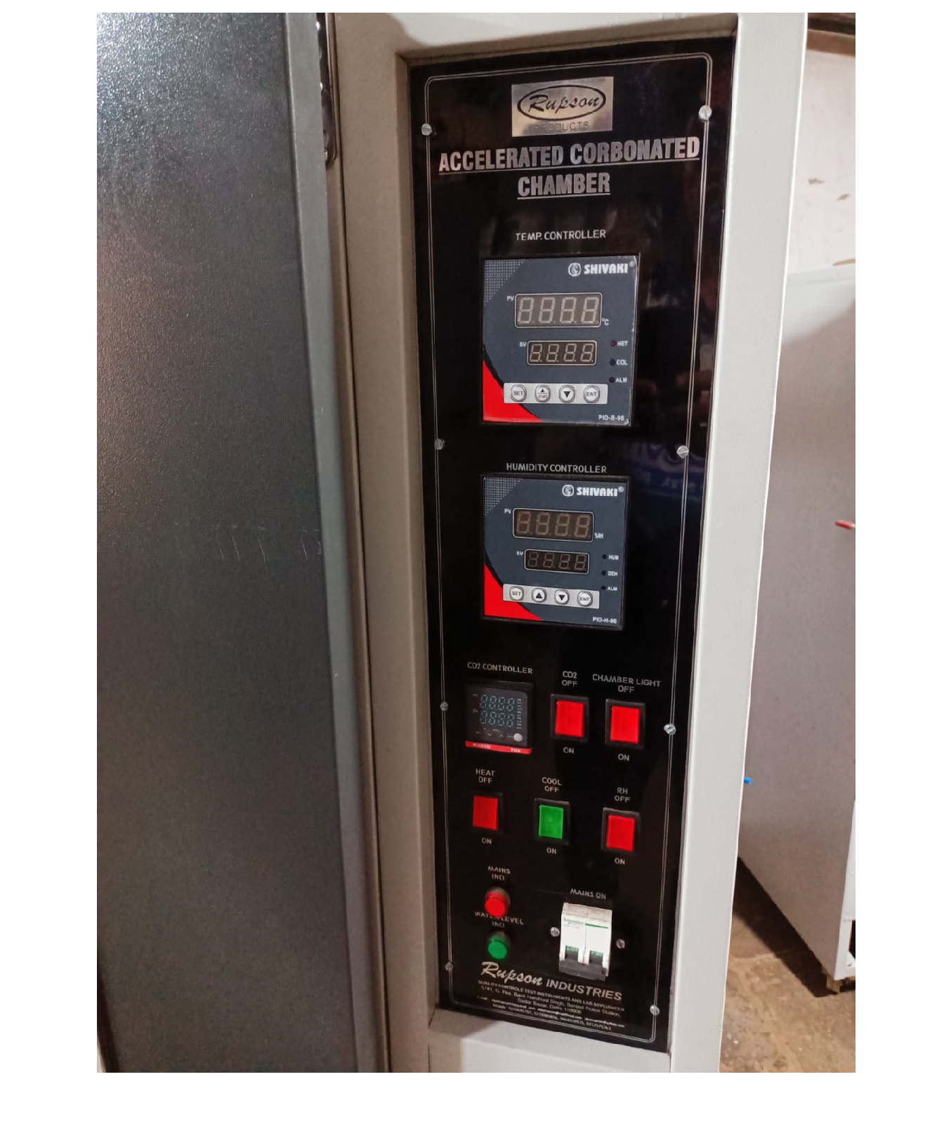 Accelerated Carbonation Chamber For Concrete Aca A Digital - Capacity: 340 Ltr/hr