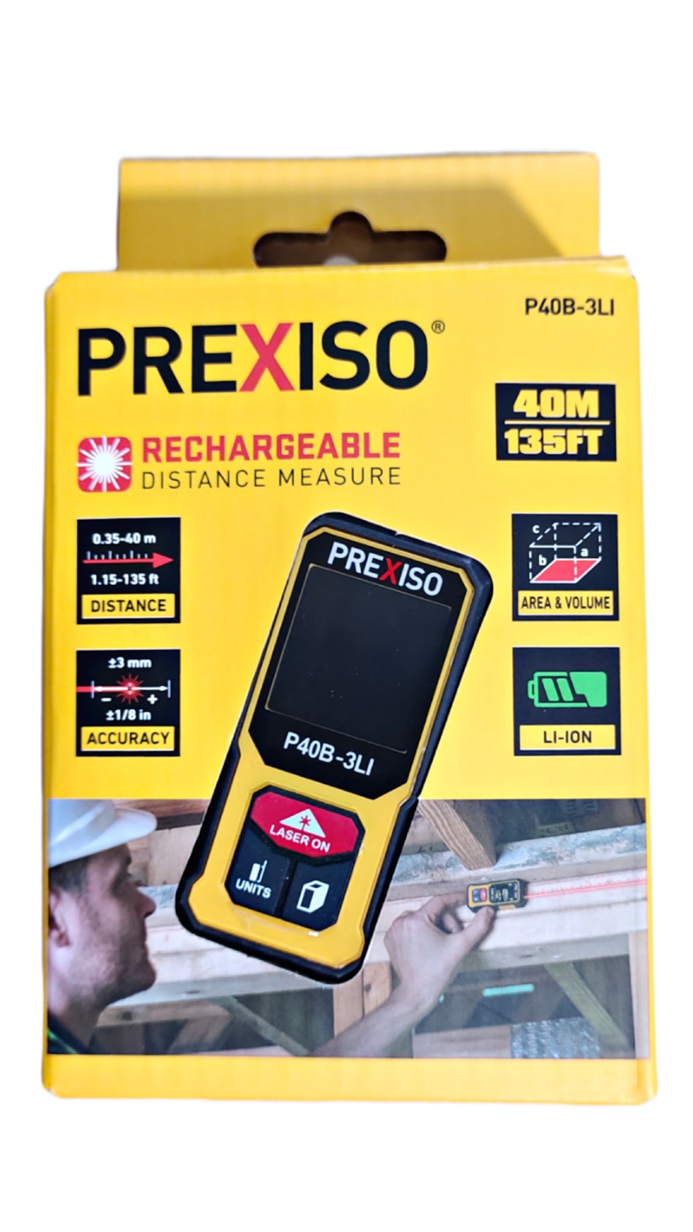 Prexiso Rechargeable Distance Meter