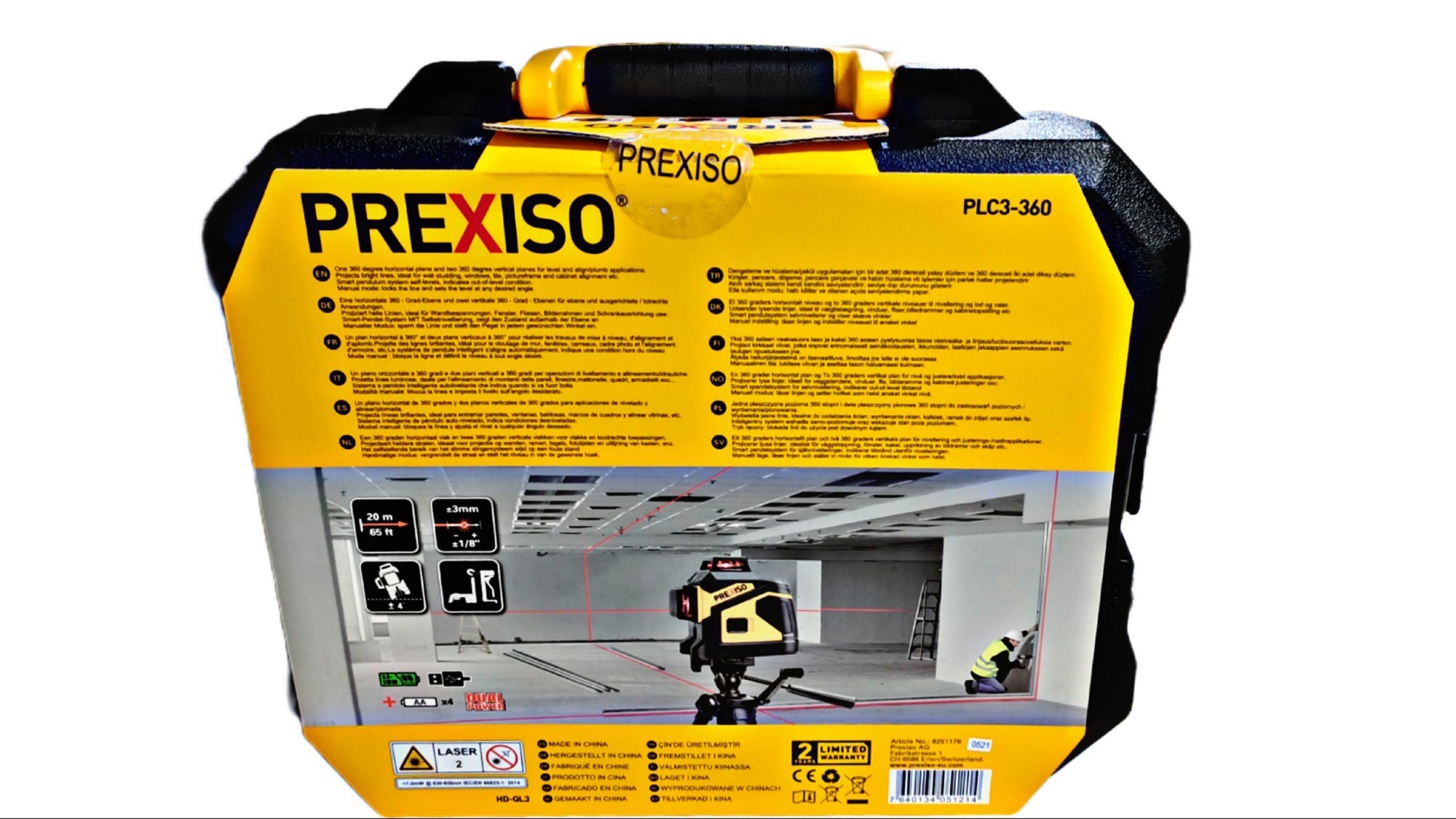 Red-beam 3 Planes Cross Line Laser Level