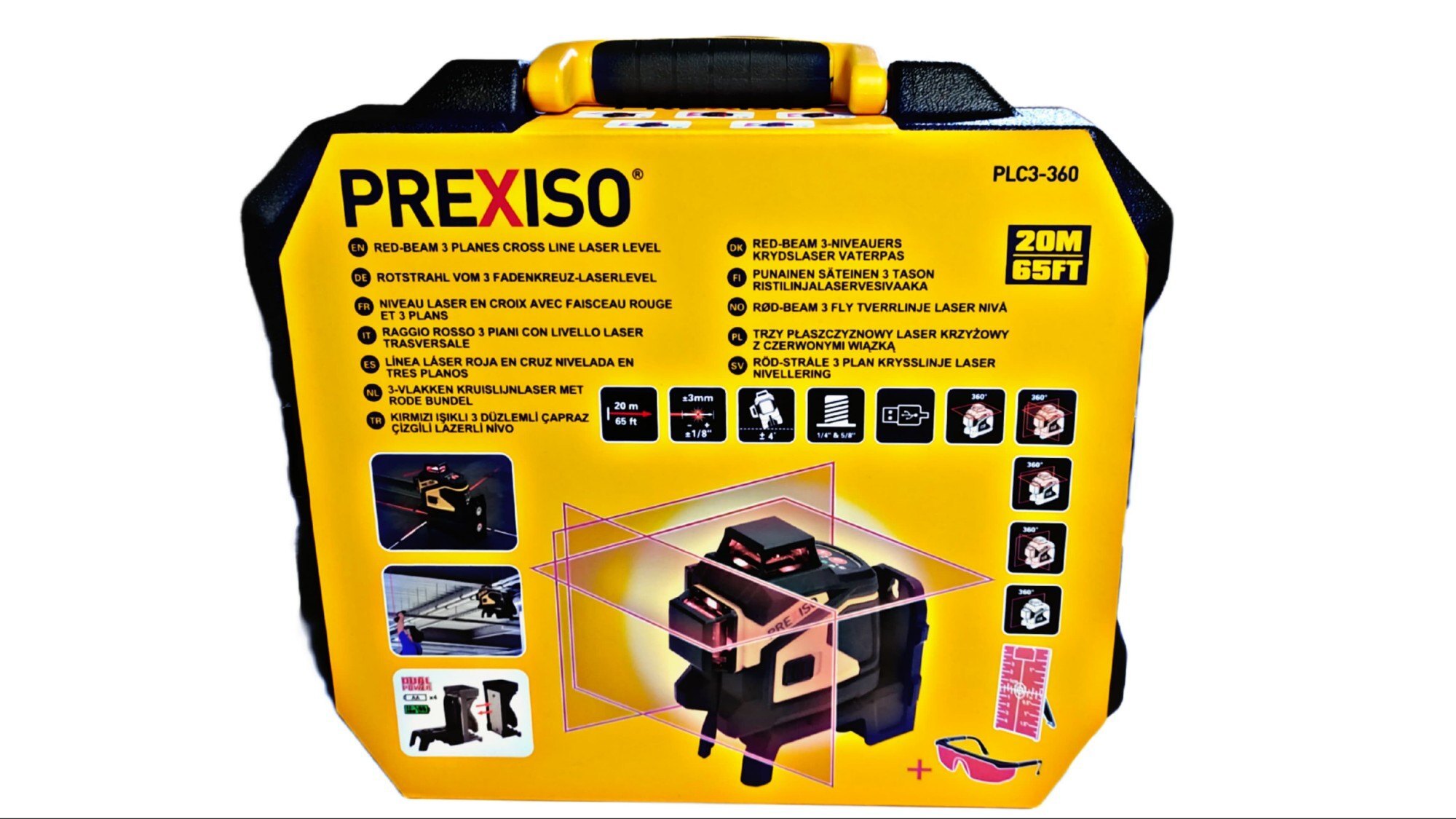 Red-beam 3 Planes Cross Line Laser Level