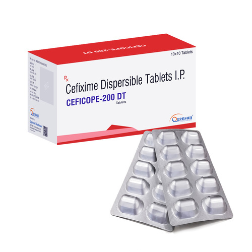 Cefixime Dispersible Tablets - Cefixime 200mg, Easy To Dissolve For Bacterial Infections Treatment, Dosage As Recommended